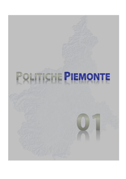Copertina Nr. 1 Politiche Piemonte