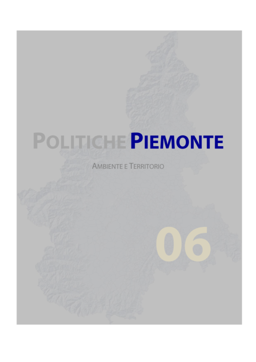 Copertina Nr. 6 Ambiente e Territorio
