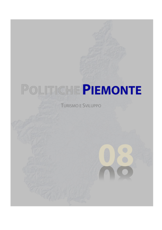 Copertina Nr. 8 Turismo e Sviluppo