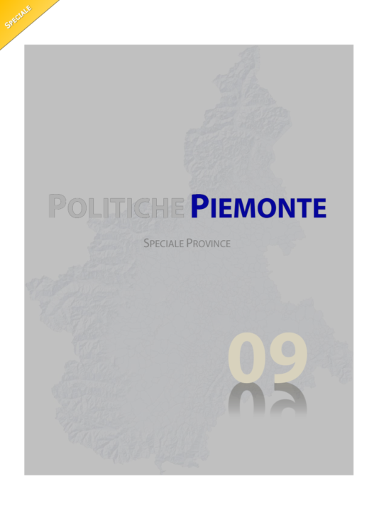 Copertina Nr. 9 Speciale Province