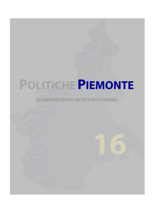 Copertina Nr. 16 La Green Economy dei Settori Economici