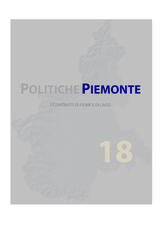 Copertina Nr. 18 I Contratti di Fiume e di Lago