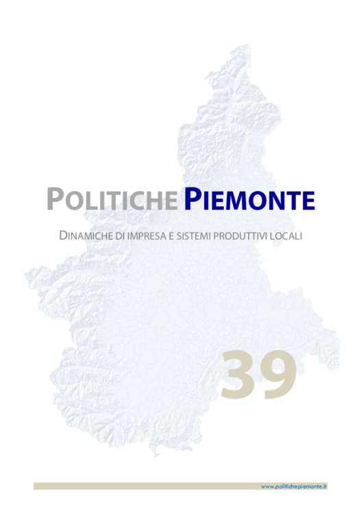 Copertina - 39 - Dinamiche di impresa e sistemi produttivi locali