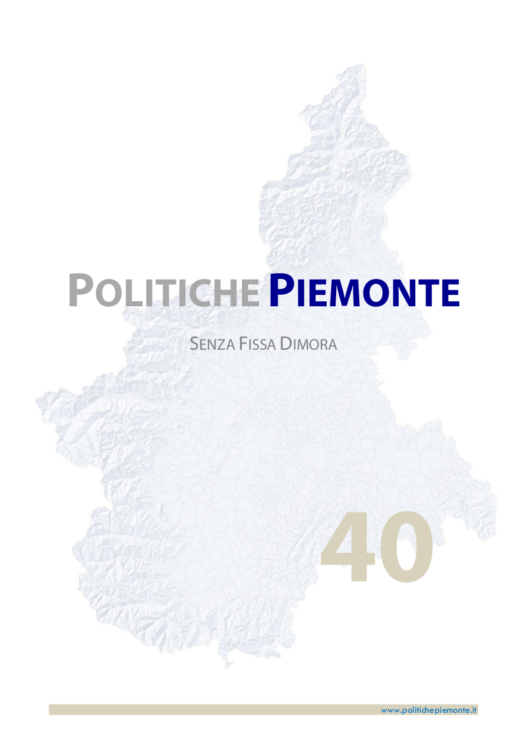 Copertina - 40 - Senza Fissa Dimora