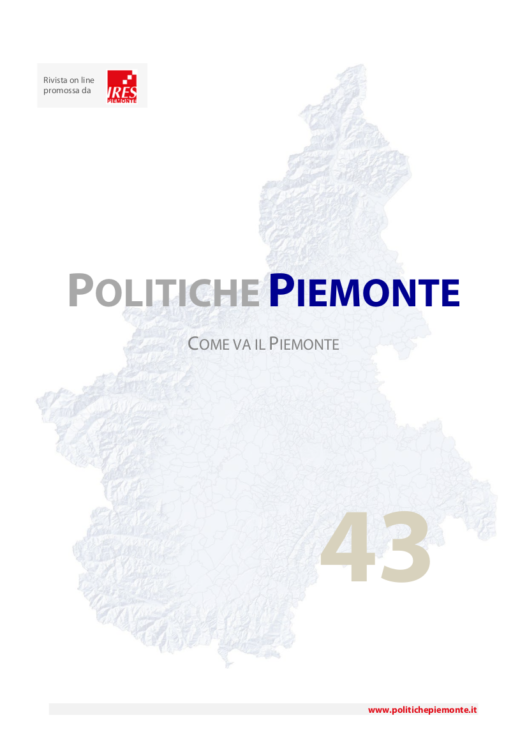 Copertina - 43 - Come va il Piemonte 2016